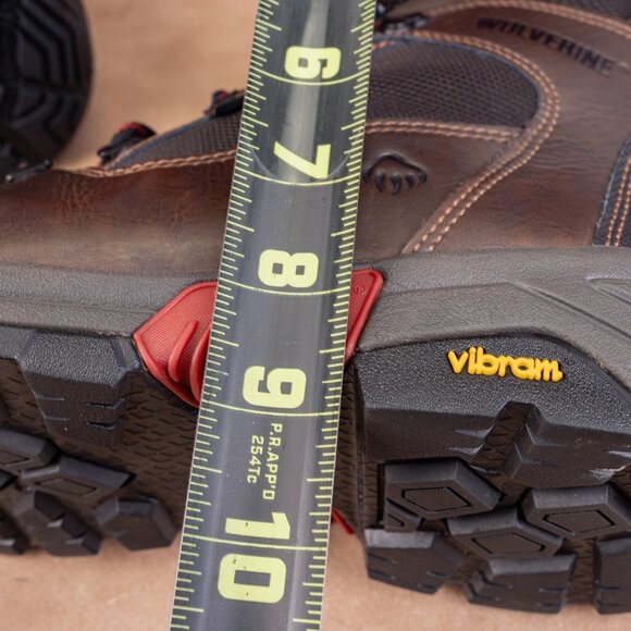Wolverine Men Mansard Brown Leather Lace-up Waterproof Steel Toe Work Boots 10 main image 8